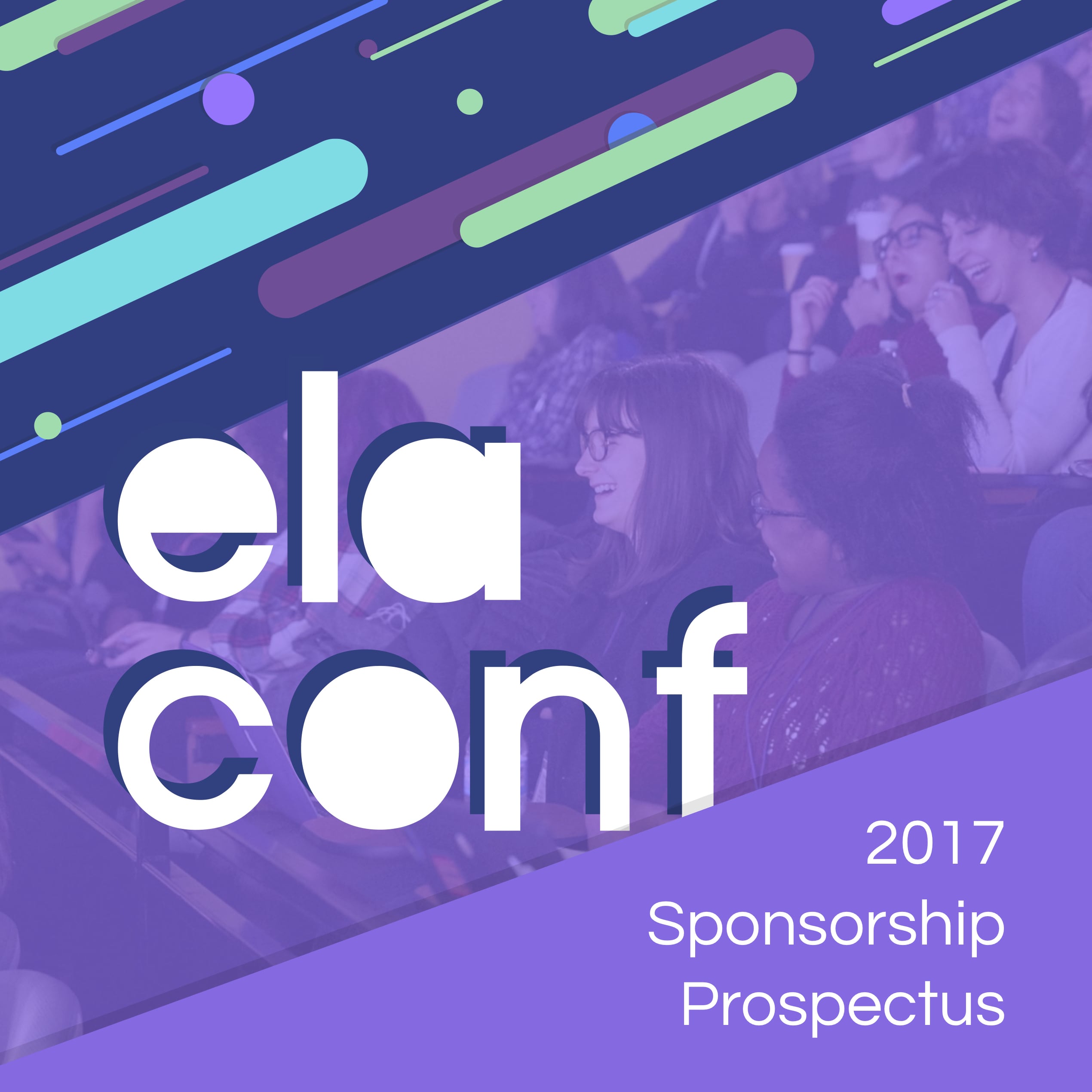 Preview of Ela Conf sponsorship packet cover design